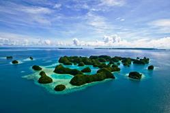 Palau Scuba Diving Holiday. Aerial Shot.