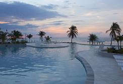 Cayman Islands Scuba Diving Holiday. Cayman Brac Resort Sunset.