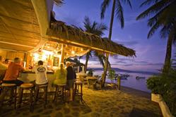 Philippines Scuba Diving Holiday. Puerto Galera Resort Bar.