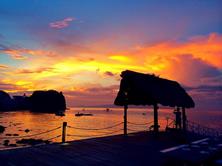 Philippines Scuba Diving Holiday. Puerto Galera Sunset.