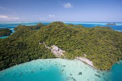 Palau Scuba Diving Holiday. Aerial Shot.