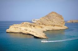 Oman Scuba Diving Holiday. Muscat Rock Island.
