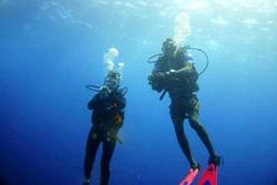 Tobago - Caribbean. Safety stop.