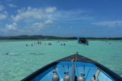 Tobago - Caribbean. Dive boat, Crown Point.