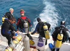 Shams Safaga Dive Centre - boat platform